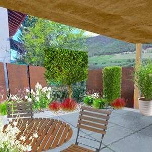 photomontage - terrasse végétalisée